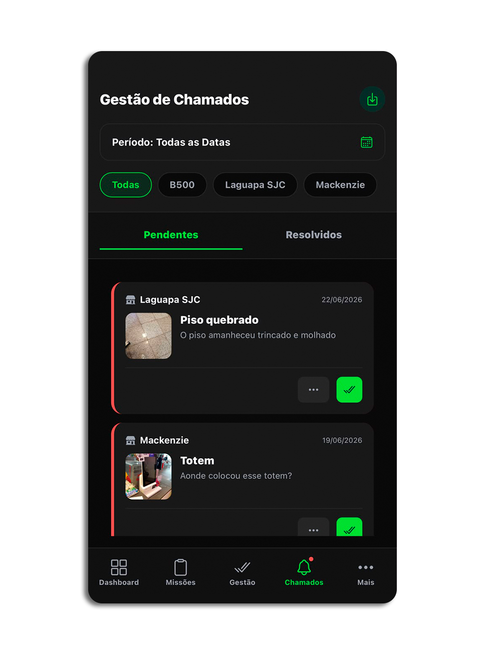 Gestão de Chamados